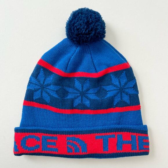 The North Face Nordic Star Fair Isle Pompom Knit Beanie - Picture 2 of 3